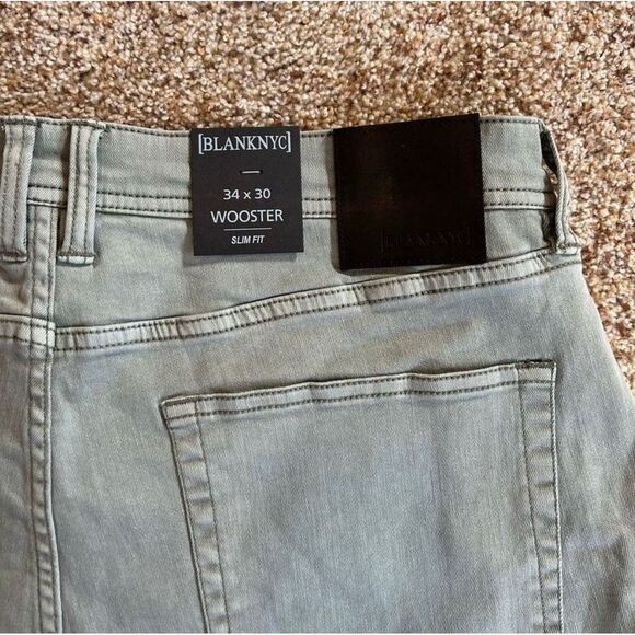 New Blank NYC Wooster Slimfit Jeans 34x30 - Picture 4 of 7